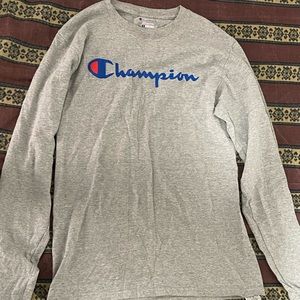 Gray Long Sleeve Tee